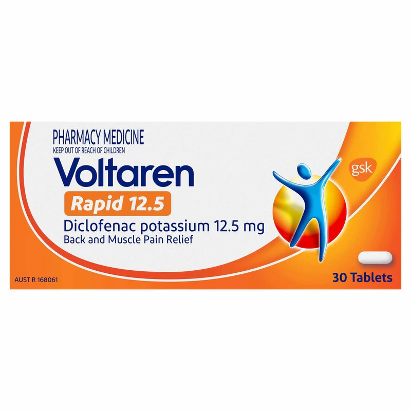 Voltaren Rapid Tabs 12.5mg 30s
