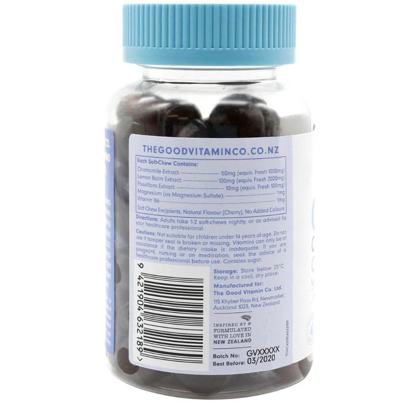 The Good Vitamin Co Chamomile Sleep Soft-Chews 60s