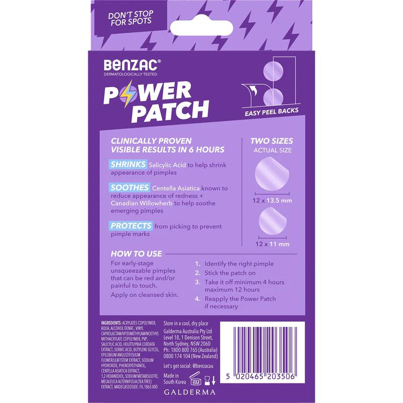 Benzac Power Patch 24pk