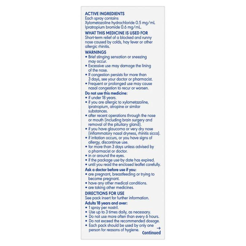 Otrivin Plus Nasal Spray 10ml