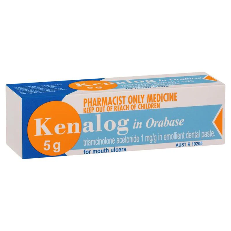 Kenalog in Orabase Oint 5g (Pharmacist Only Medicine)