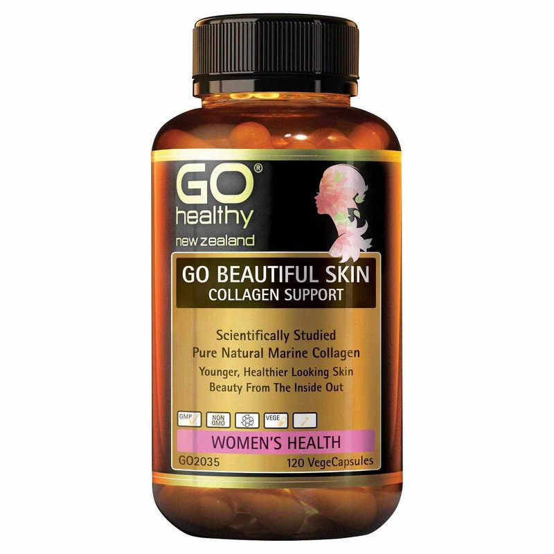 GO Healthy GO Beautiful Skin Collagen Support VegeCapsules 120s