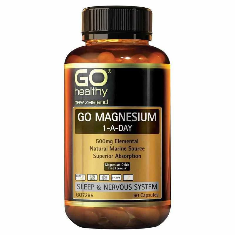 GO Healthy GO Magnesium 1-A-Day Capsules 60s