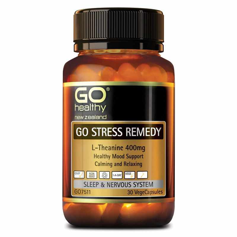 GO Healthy GO Stress Remedy VegeCapsules 30s